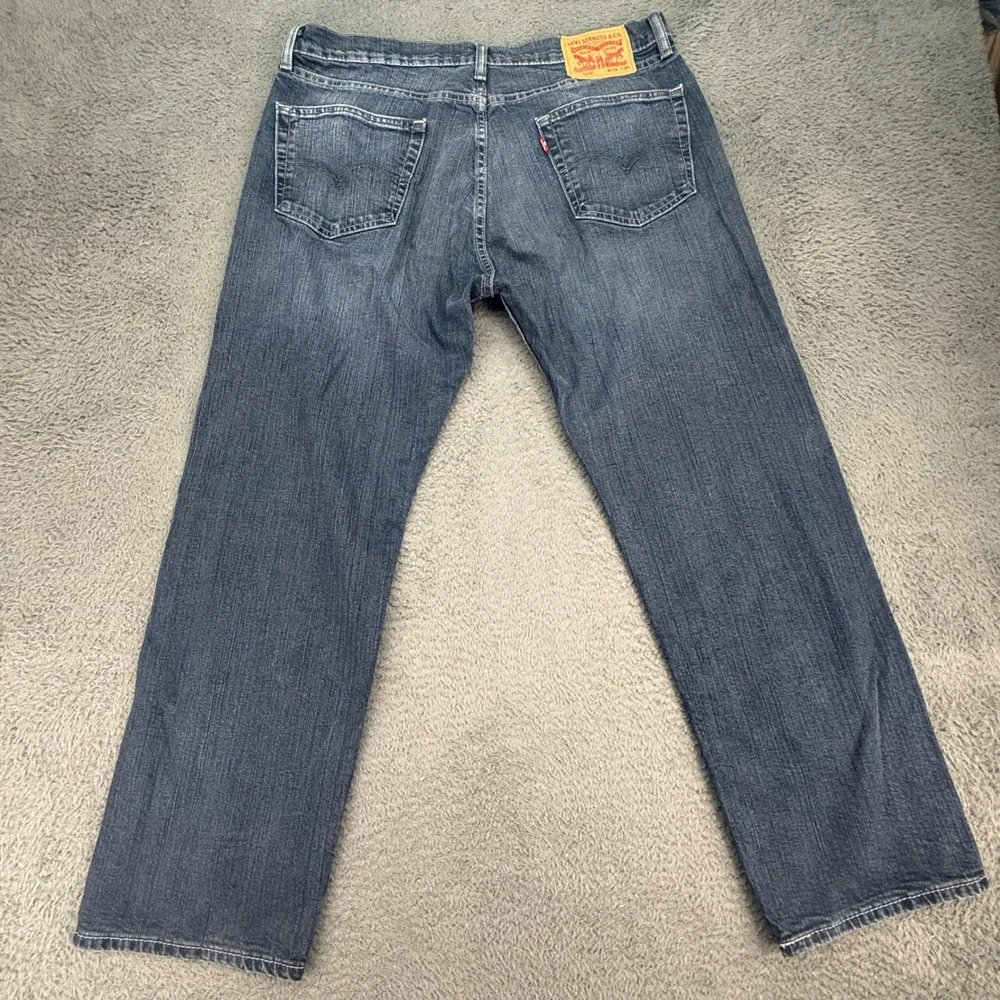 Levi's 505 Jeans Mens 34x30 Blue Regular Fit Straight Leg Stretch Denim